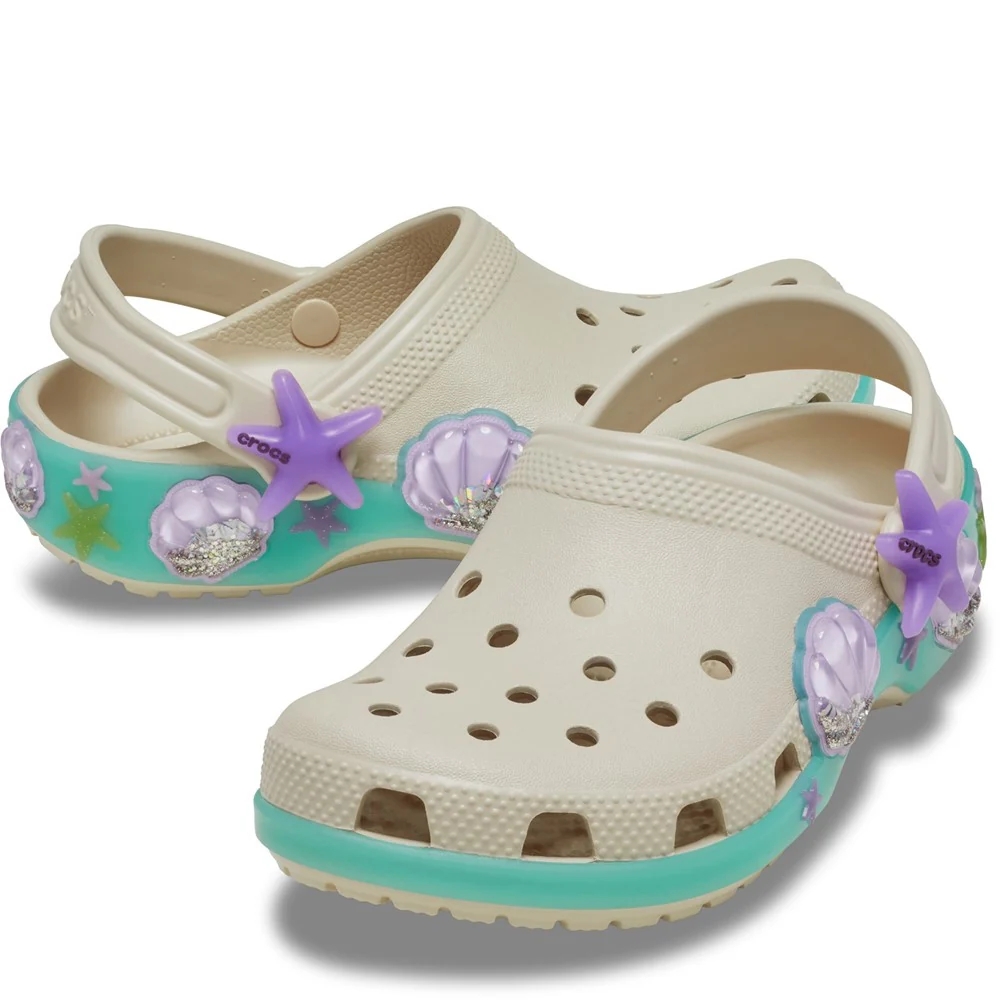 Crocs Toddler Classic Sea Sparkle Clogs - Image 3