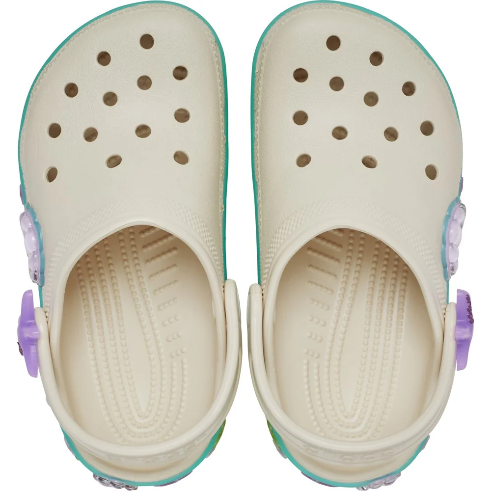 Crocs Kids Classic Sea Sparkle Clogs - Image 5