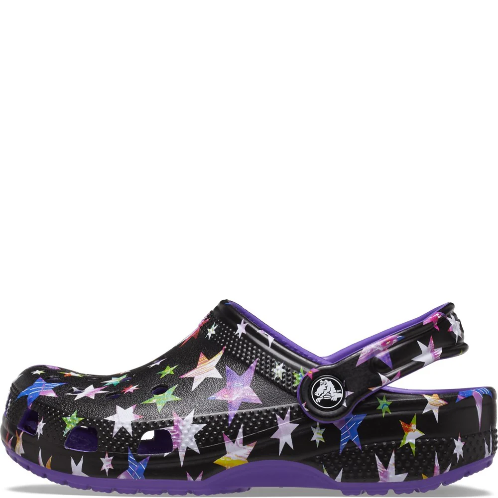 Crocs Toddler Classic Star Print Clog - Image 5