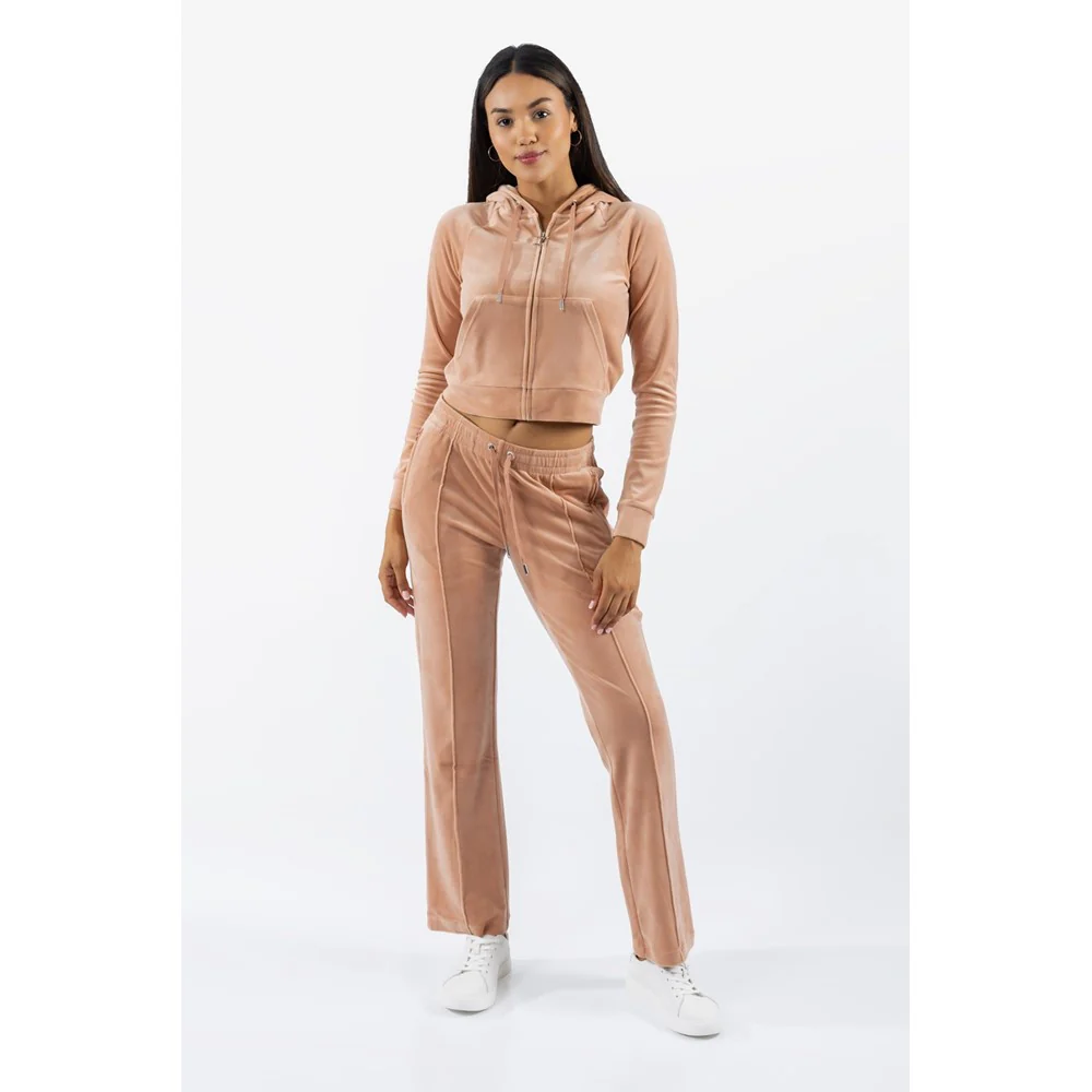 Juicy Couture Classic Velour Hoodie With Juicy  Logo - Image 4