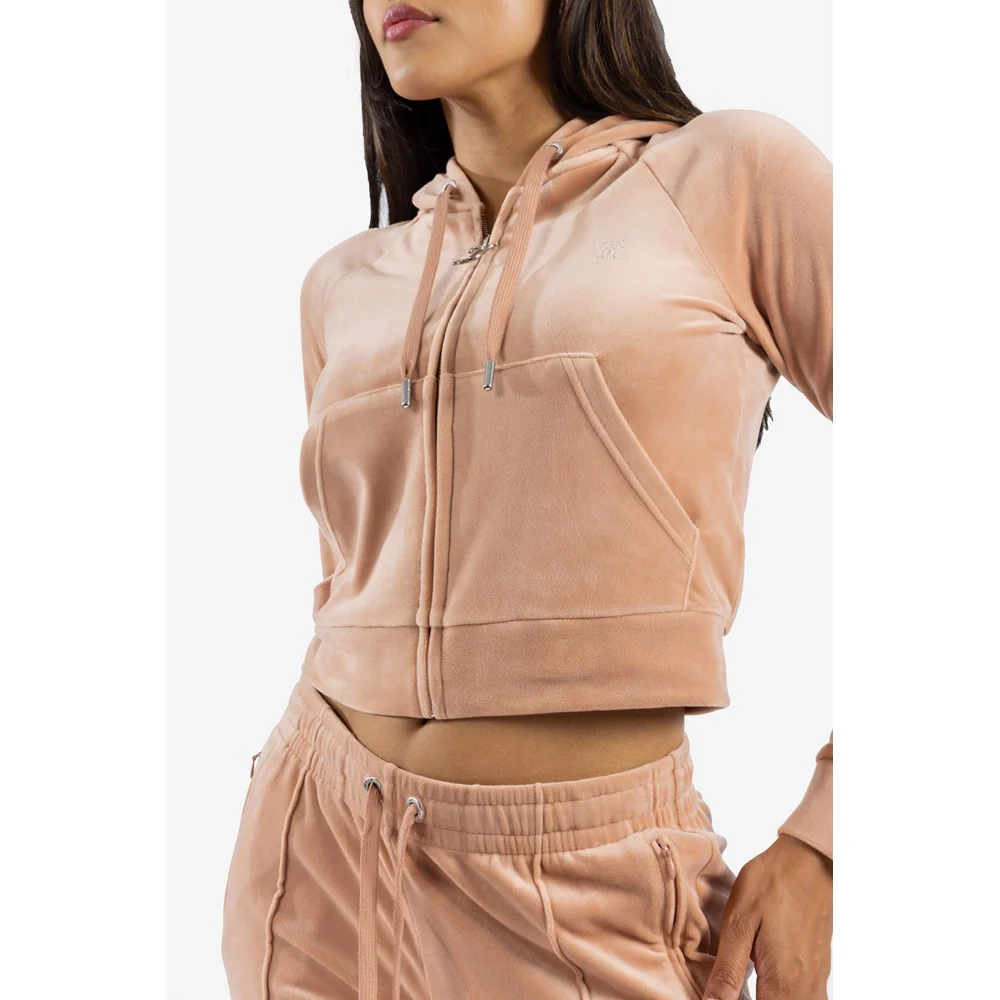 Juicy Couture Classic Velour Hoodie With Juicy  Logo - Image 6