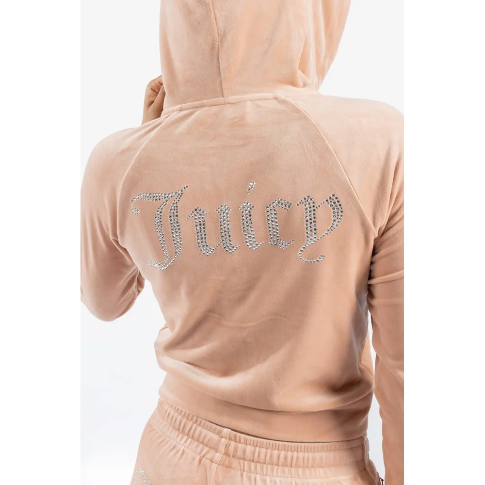 Juicy Couture Classic Velour Hoodie With Juicy  Logo - Image 7