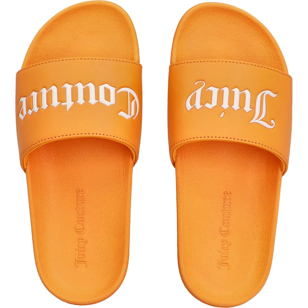 Juicy Couture Collegiate Embossed PU Slider - Image 4