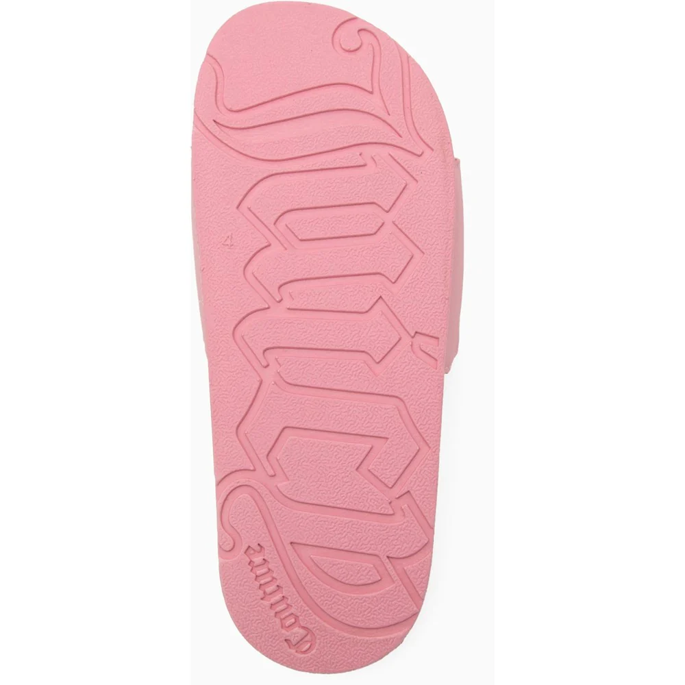 Juicy Couture Collegiate Embossed PU Slider - Image 3