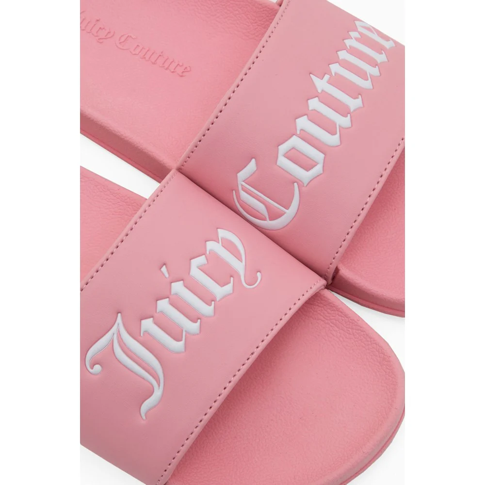 Juicy Couture Collegiate Embossed PU Slider - Image 6
