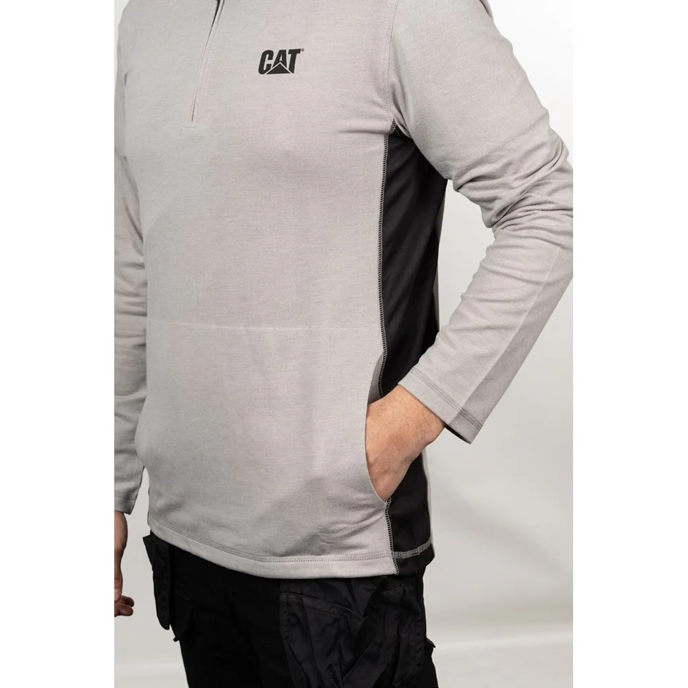 Caterpillar Coolmax Quarter Zip Hoodie - Image 8