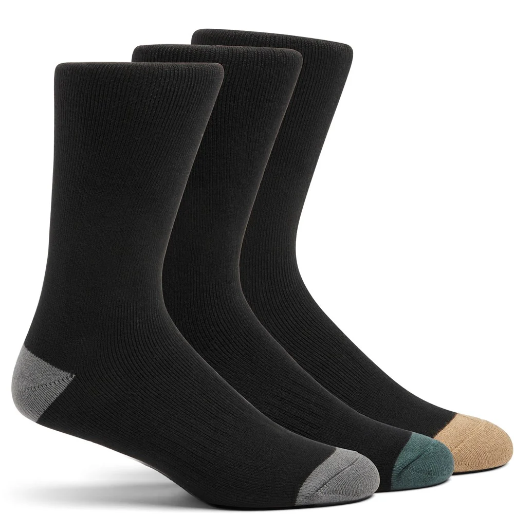 Hard Yakka Core Bamboo Rich Padded Crew Socks - 3 Pack - Image 4