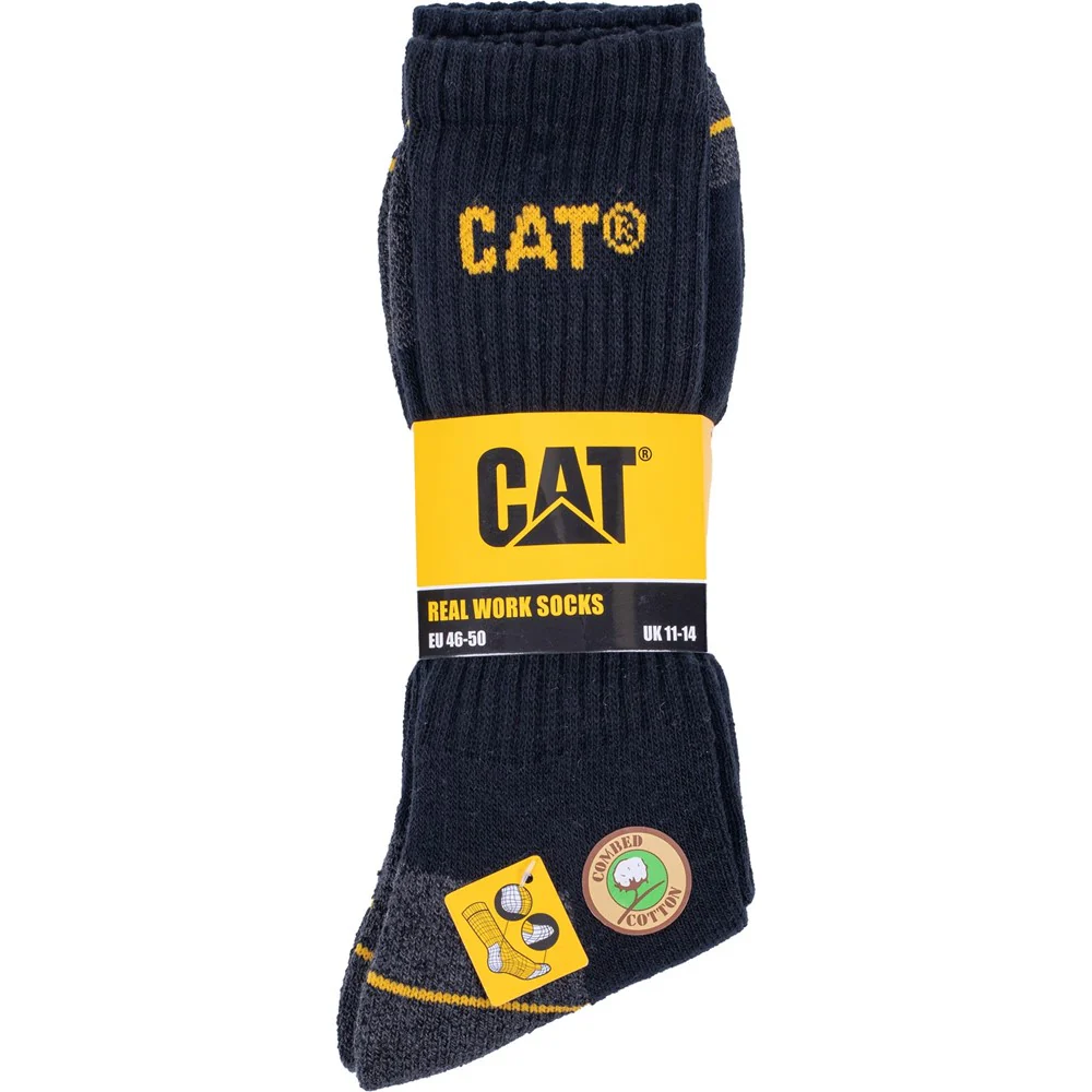 Caterpillar Crew Work Sock 3 Pair Pack - Image 2