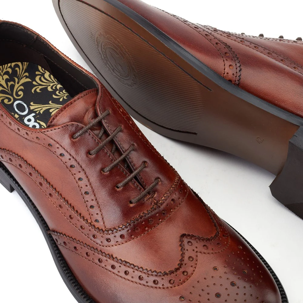 Base London Darcy Oxford Brogue Shoe - Image 6