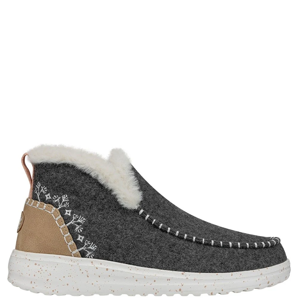 HEYDUDE Denny Wool Faux Shearling Boots - Image 5
