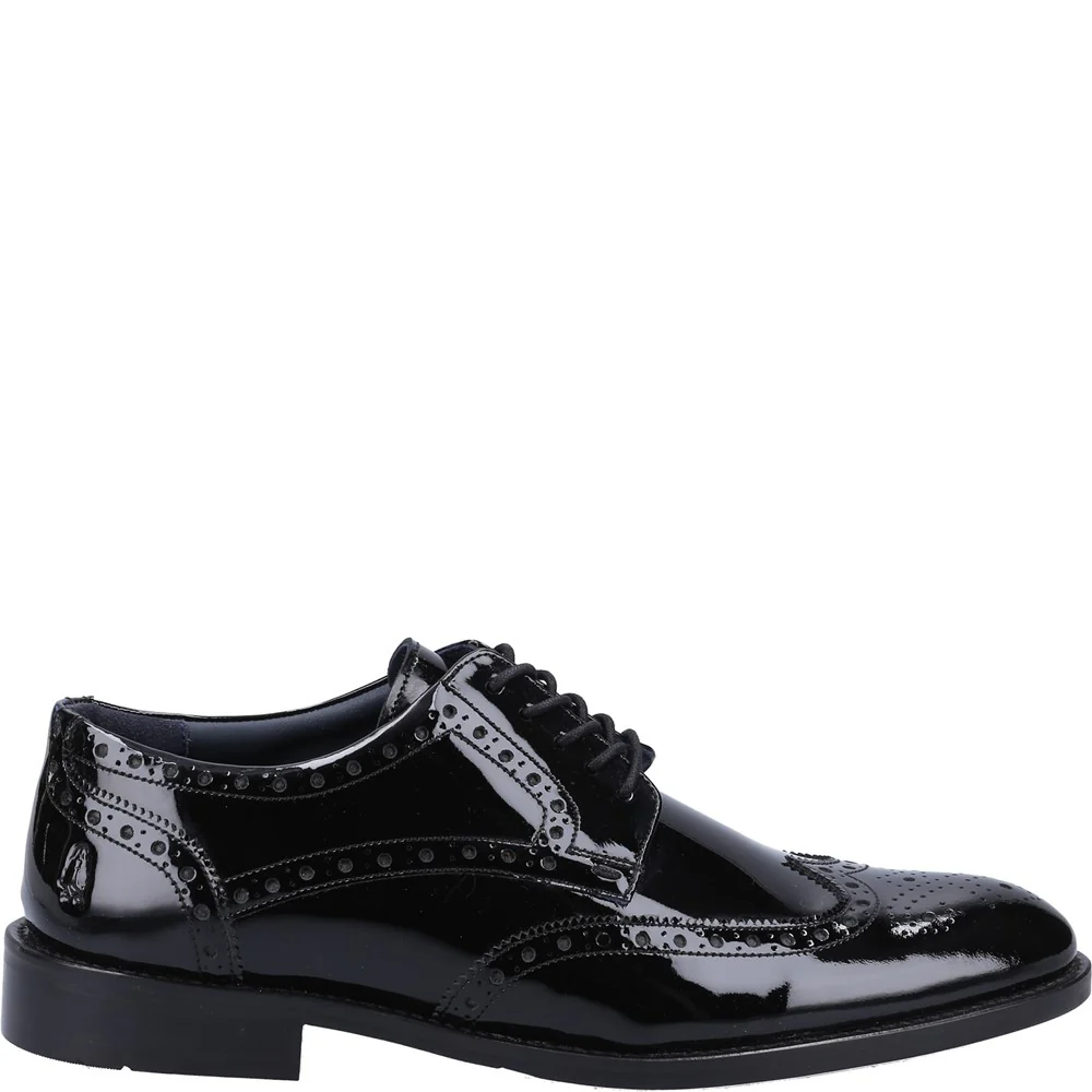 Hush Puppies Dustin Brogue Patent Shoe - Image 4