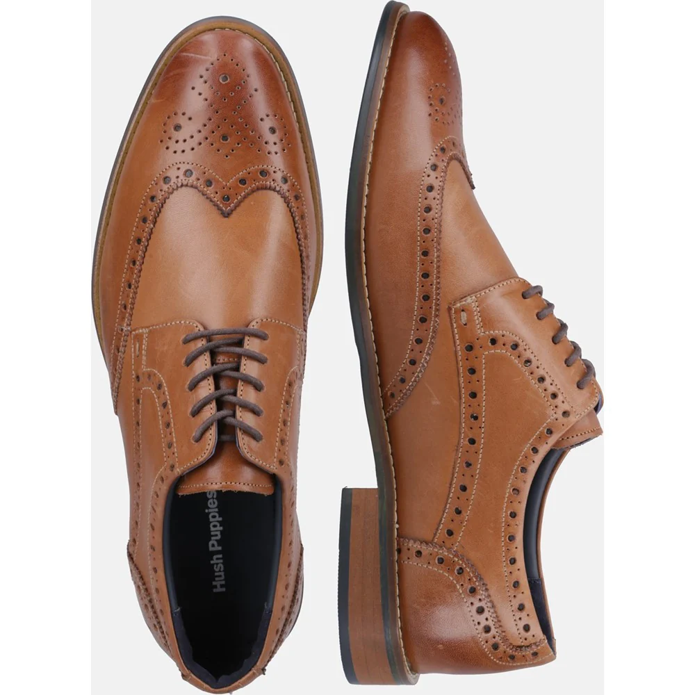 Hush Puppies Dustin Brogue Shoe - Image 6