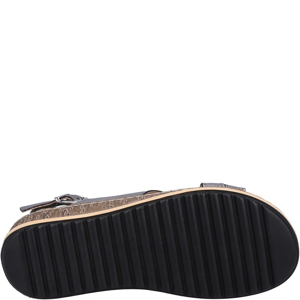 Hush Puppies Elena Cross Over Wedge Sandal - Image 3