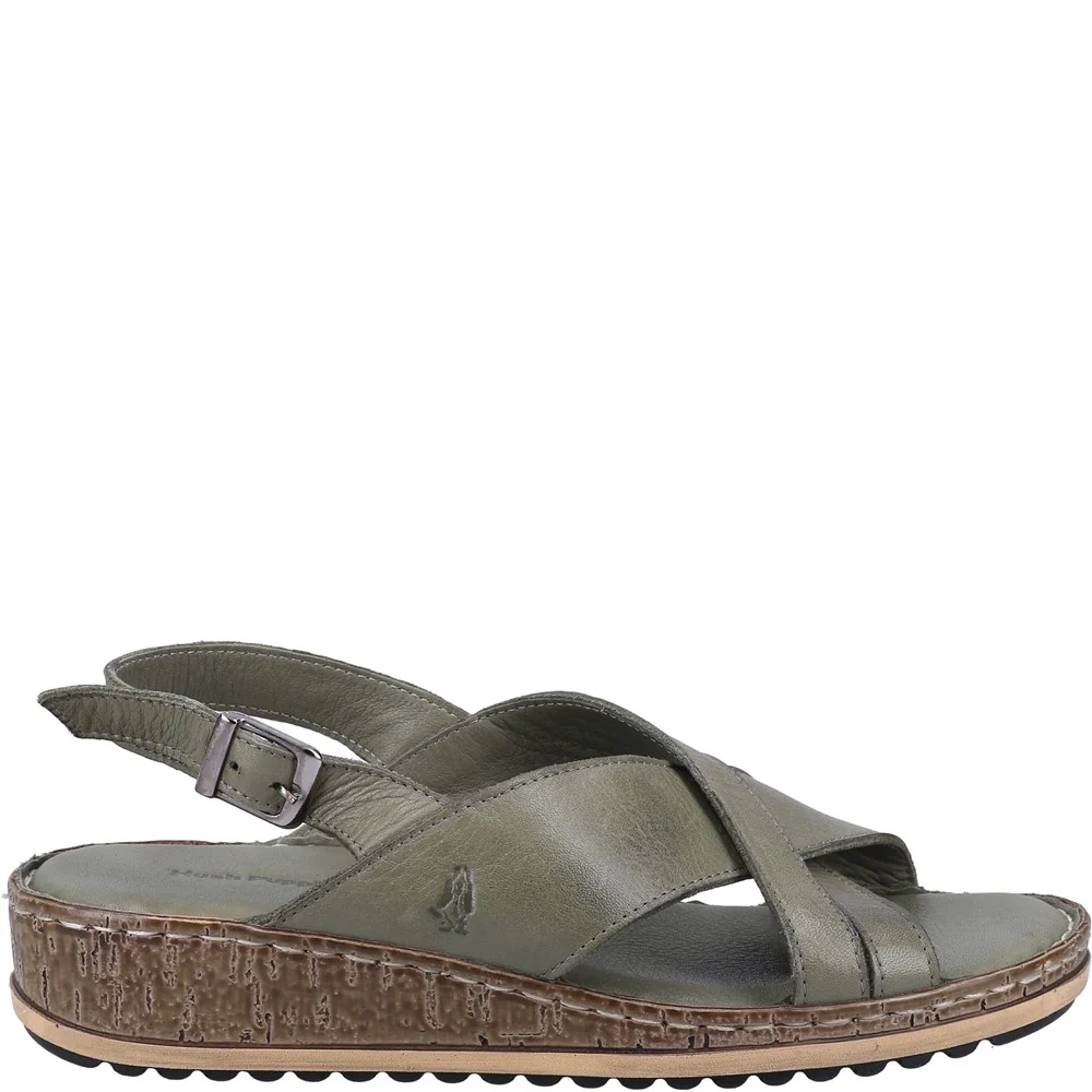 Hush Puppies Elena Cross Over Wedge Sandal - Image 4