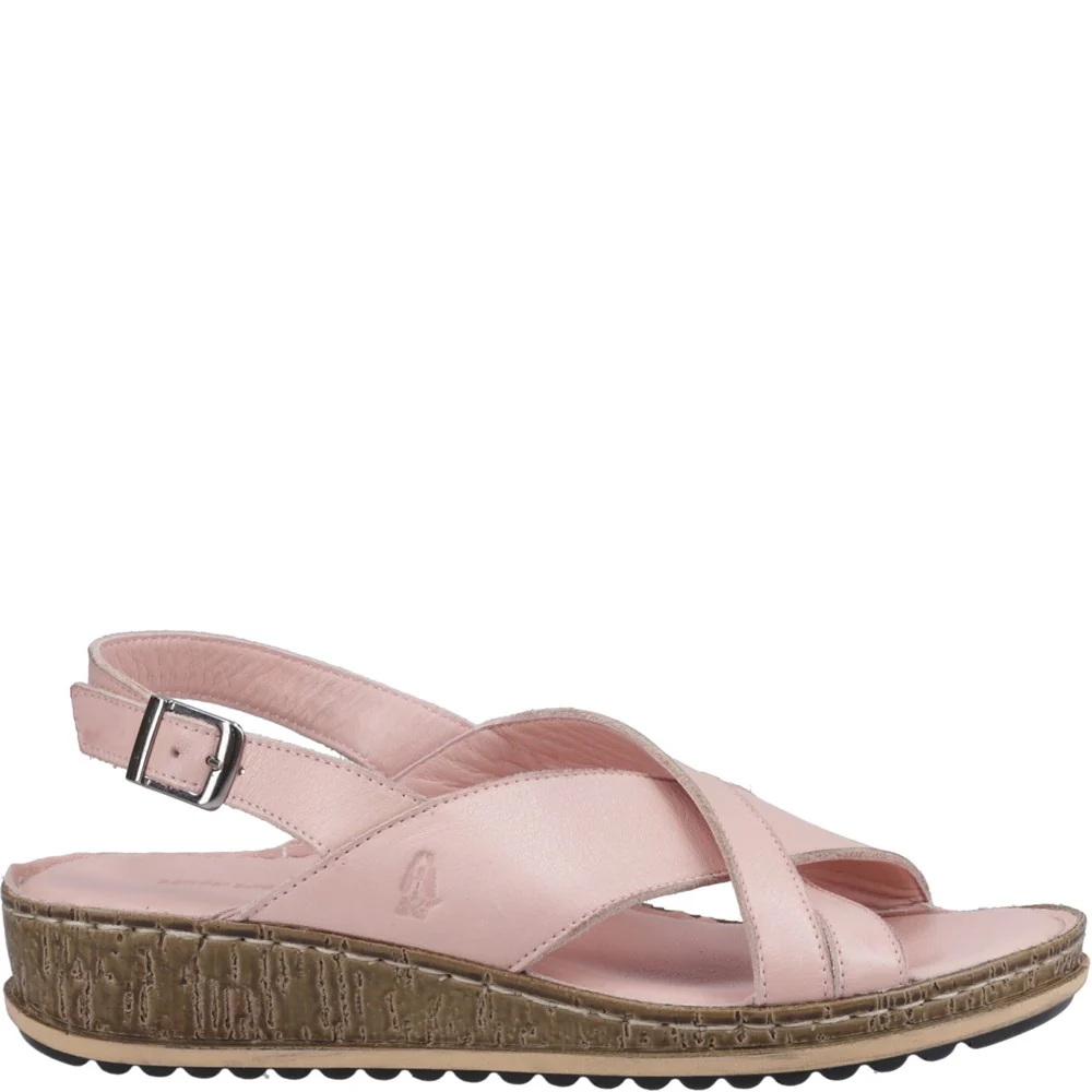 Hush Puppies Elena Cross Over Wedge Sandal - Image 5