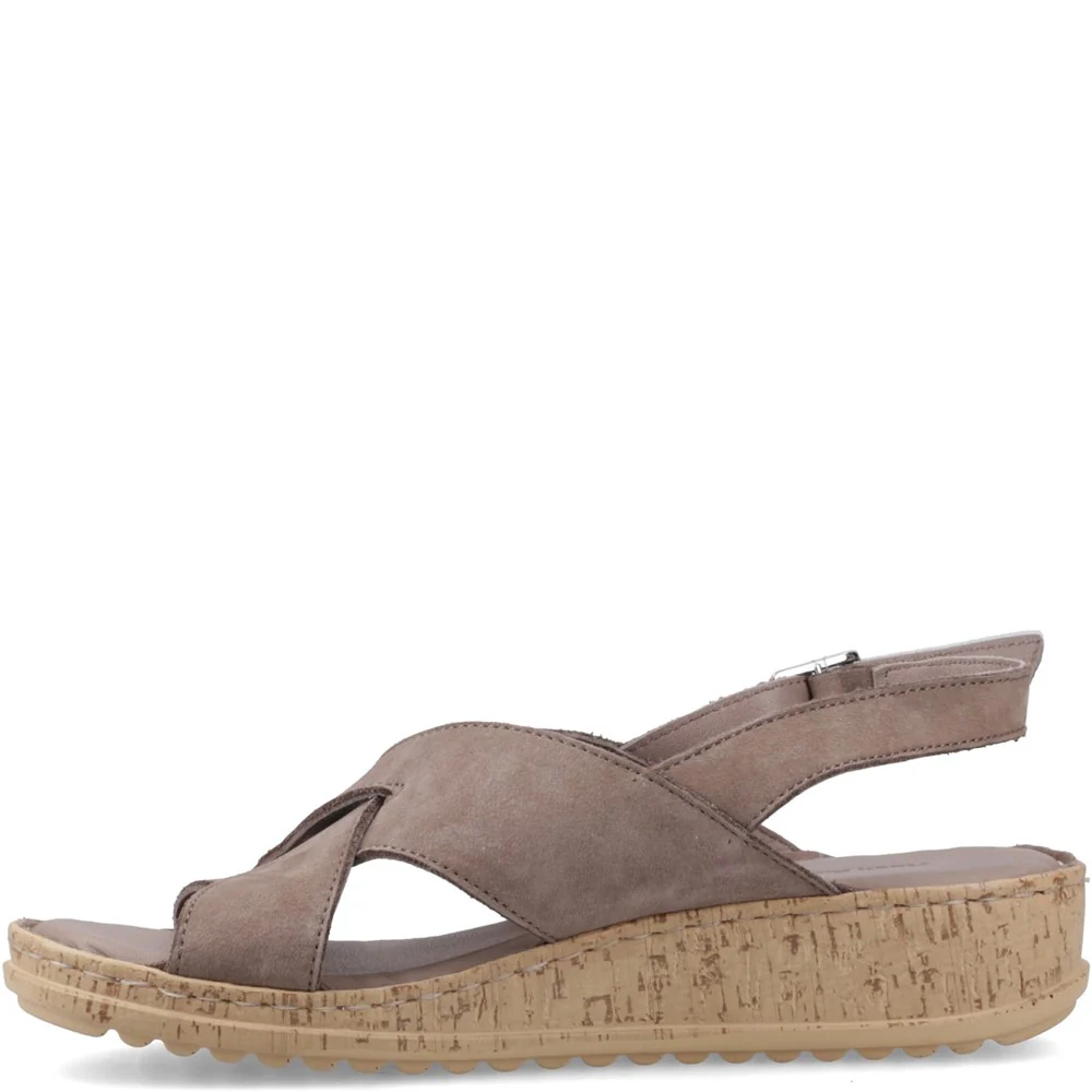 Hush Puppies Elena Cross Over Wedge Sandal - Image 4