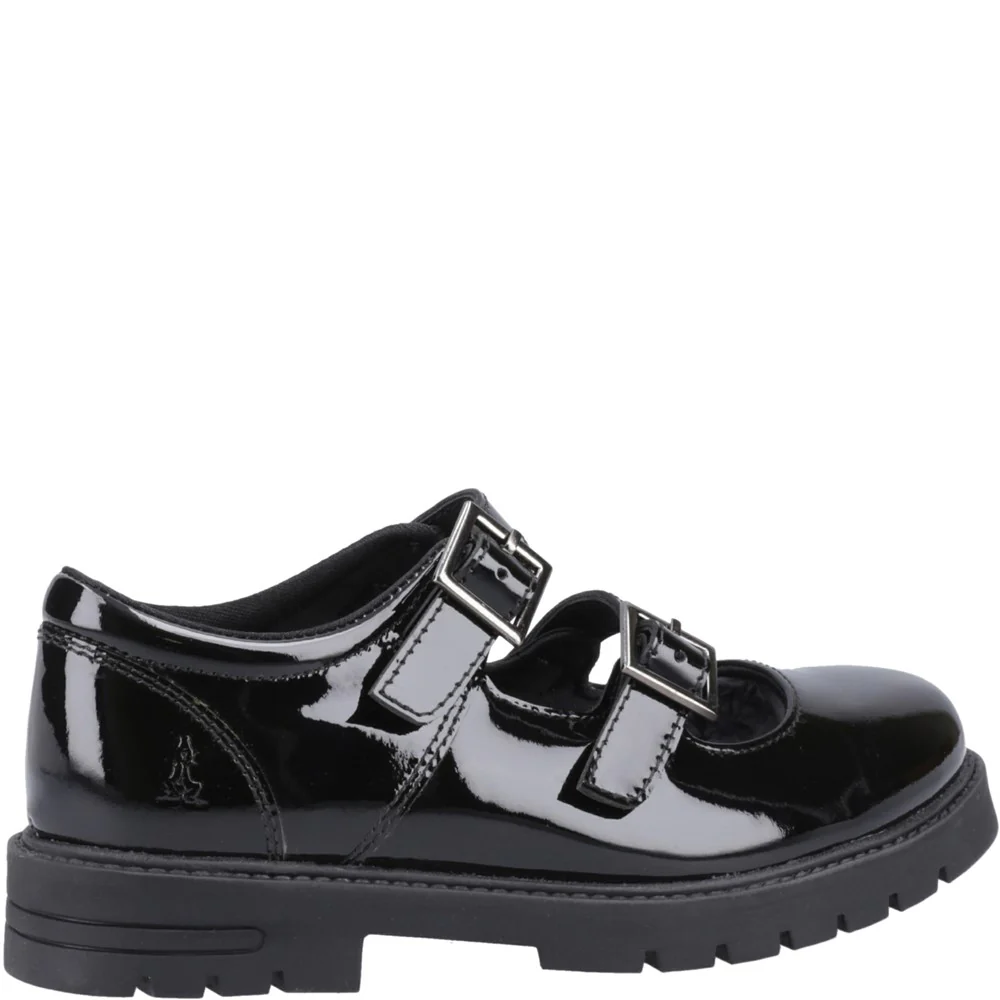 Hush Puppies Ella Patent Junior School Shoes - Image 2