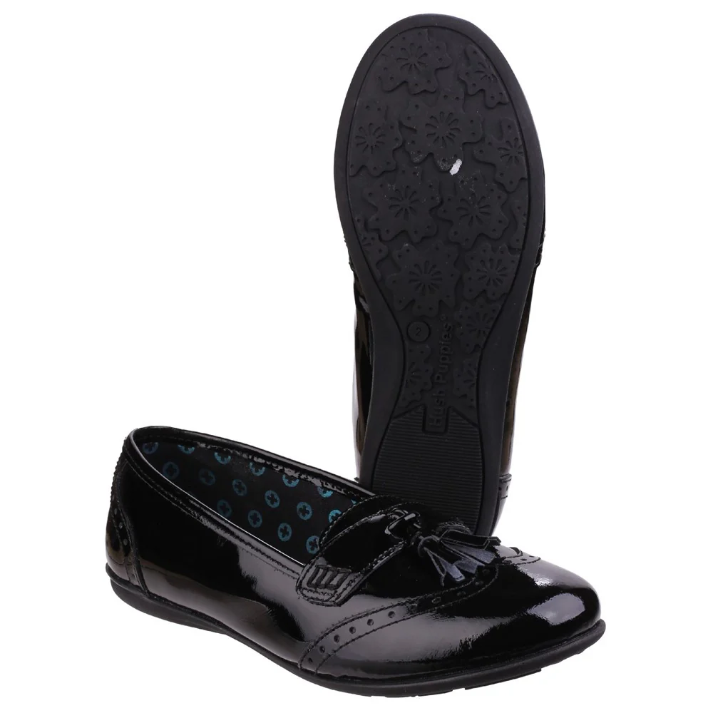 Hush Puppies Esme Junior Patent School Shoes - Image 3