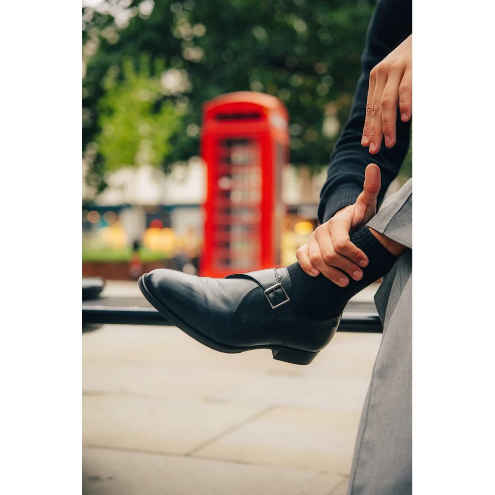 Base London Faraday Single Monk Shoes - Image 7