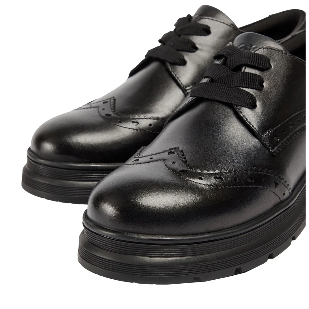 Pod Fiona Brogue Junior School Shoes - Image 6