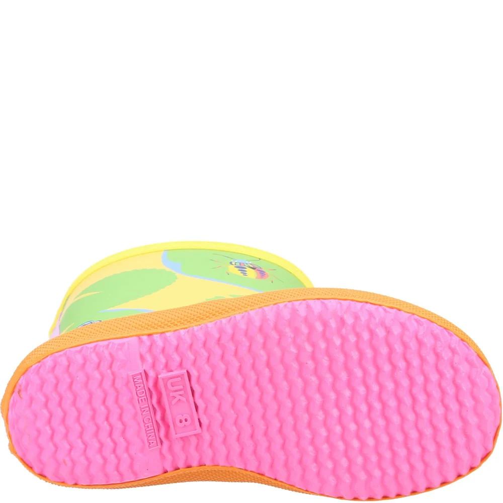 Hunter First Classic Lilly Pad Wellington Boot - Image 3