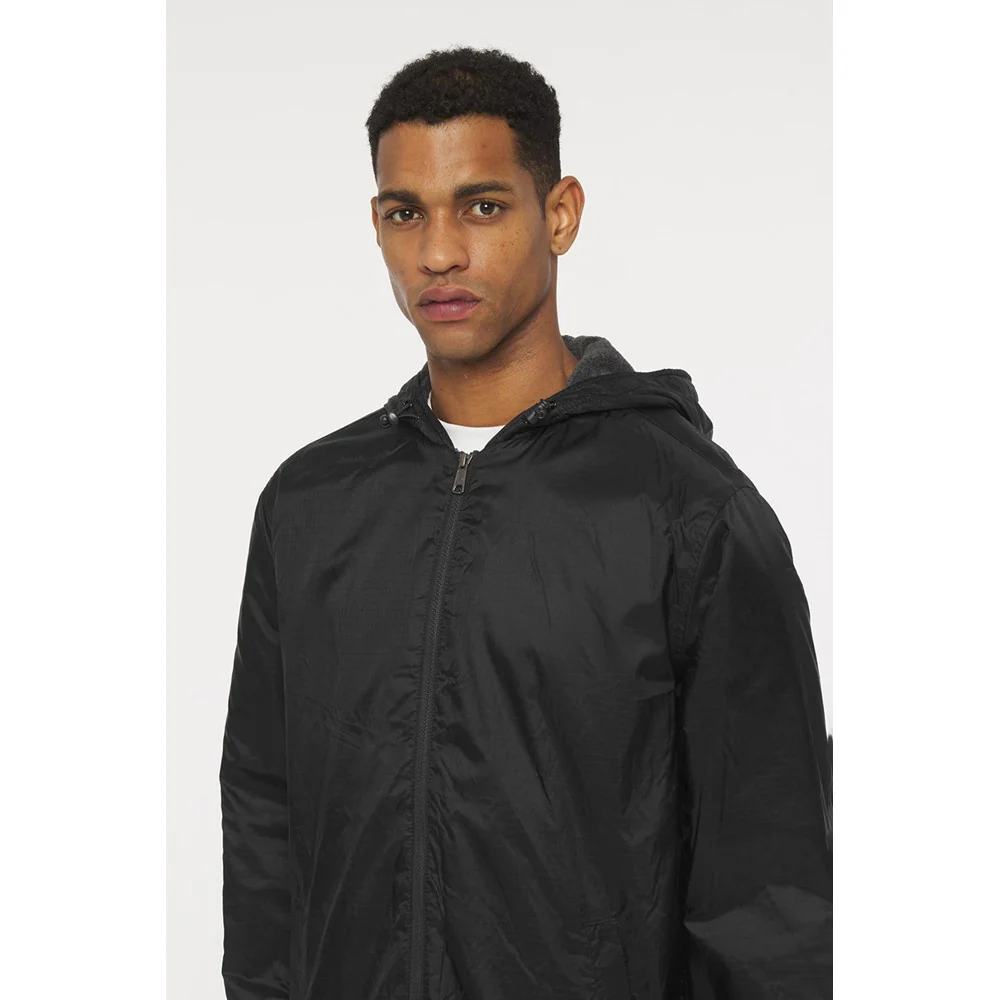 Dickies Fleece Lined Nylon Hooded Jacket - Image 5