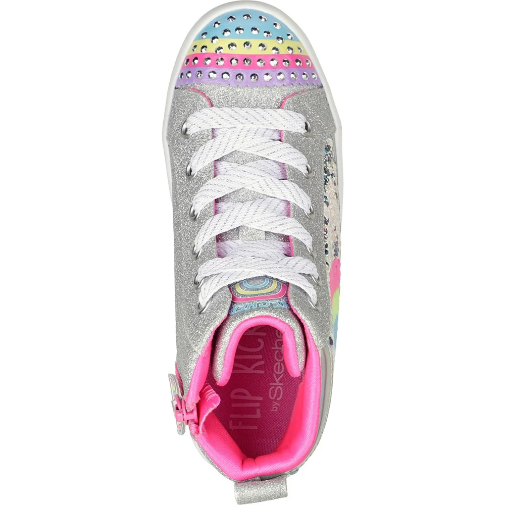 Skechers Flip Kicks Twi-Lites 2.0 Rainbow Daydreams Boot - Image 5
