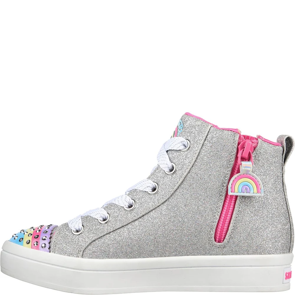 Skechers Flip Kicks Twi-Lites 2.0 Rainbow Daydreams Boot - Image 6