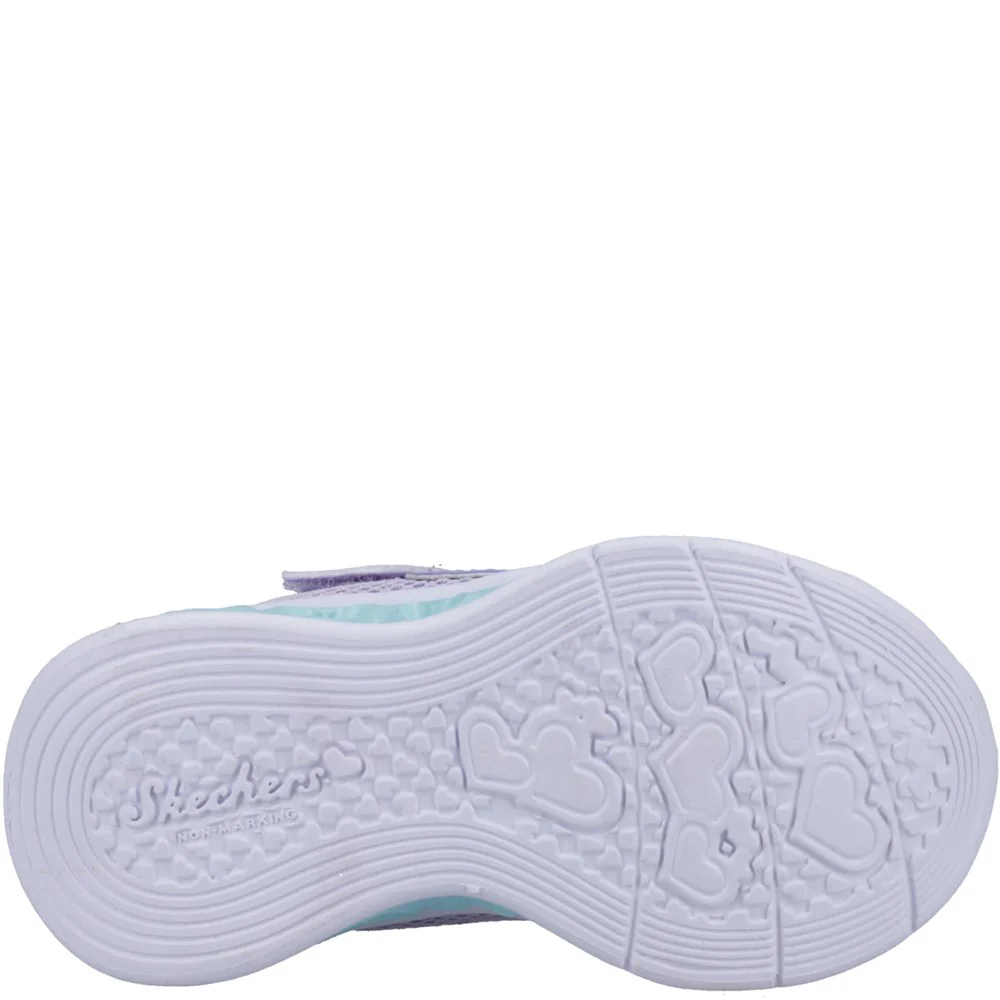 Skechers Flutter Heart Lights Bring Sparkle Trainers - Image 3