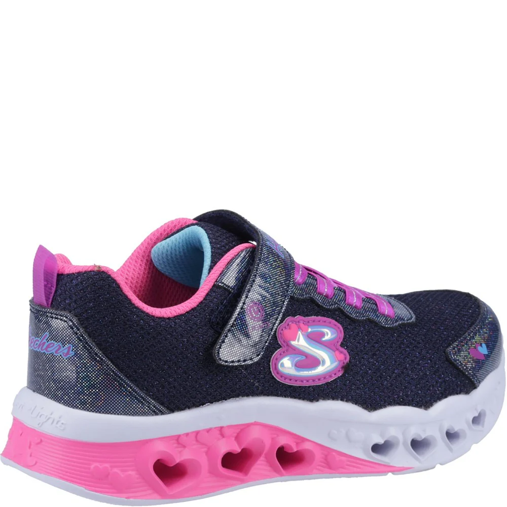 Skechers Flutter Heart Lights Bring Sparkle Trainers - Image 2