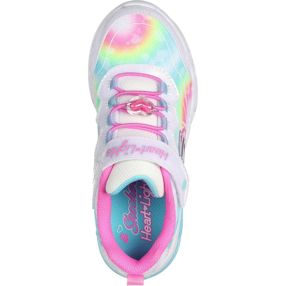 Skechers Flutter Heart Lights - Groovy Swirl Shoe - Image 3
