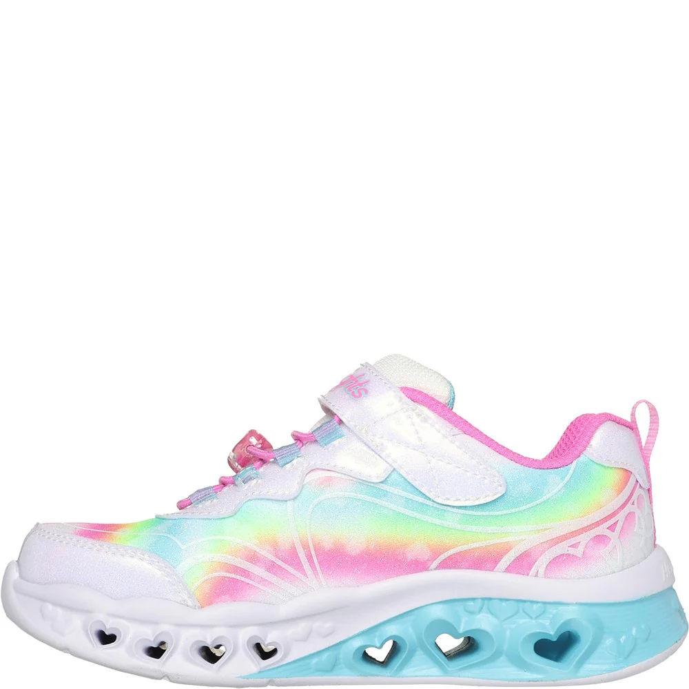 Skechers Flutter Heart Lights - Groovy Swirl Shoe - Image 4