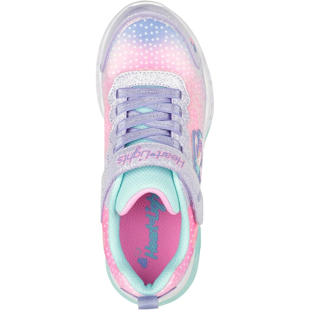 Skechers Flutter Heart Lights Simply Love Trainers - Image 4