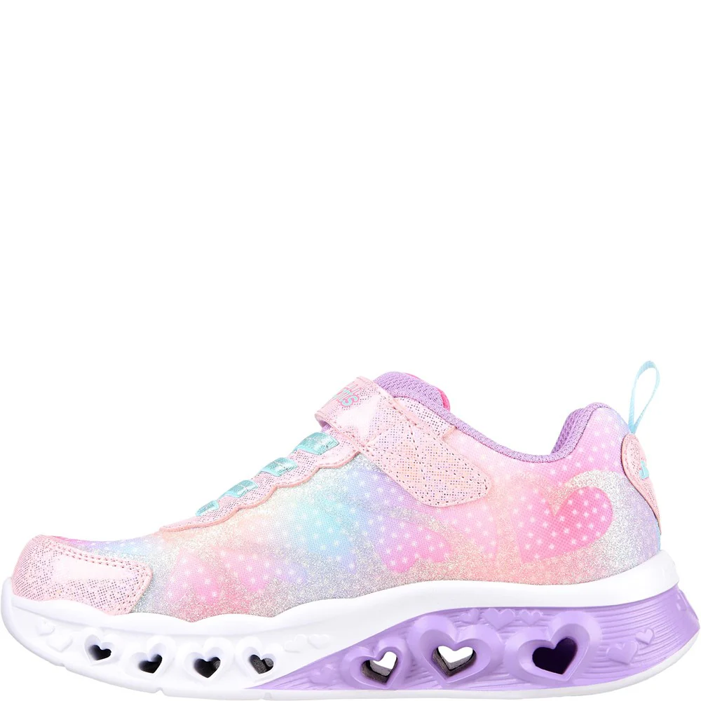 Skechers Flutter Heart Lights Simply Love Trainers - Image 6