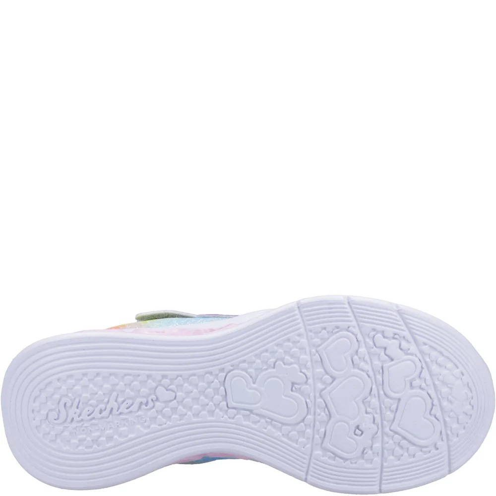 Skechers Flutter Heart Lights Simply Love Trainers - Image 3