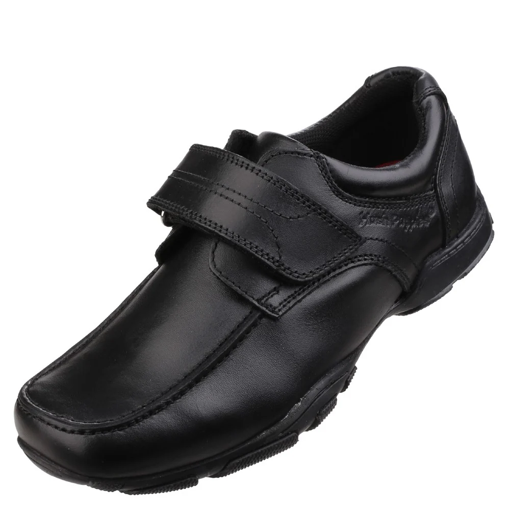 Hush Puppies Freddy Single Fit Senior School Shoes - Image 7