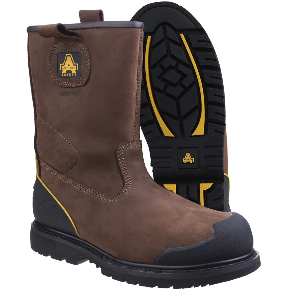 Amblers Safety FS223 Goodyear Welted Waterproof Pull on Industrial Safety Boot - Image 3