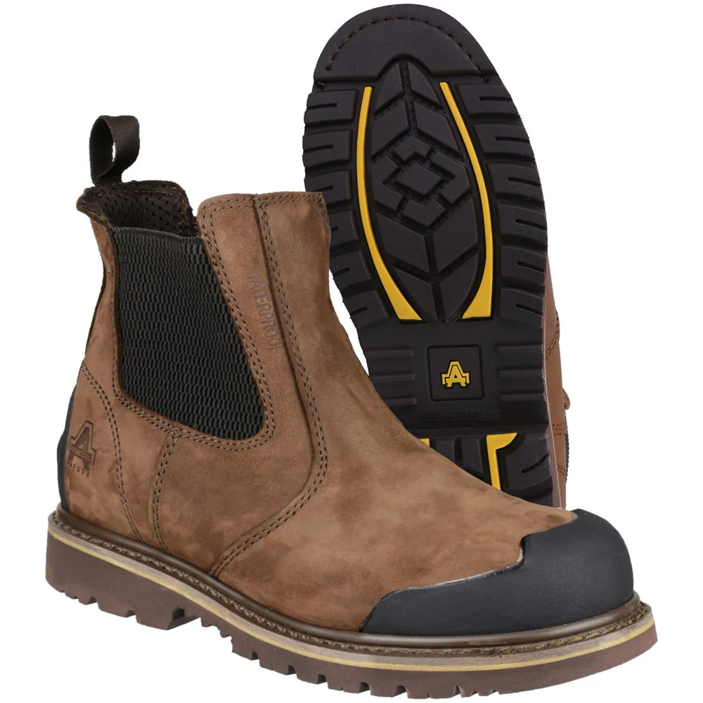 Amblers Safety FS225 Goodyear Welted Waterproof Pull On Chelsea Safety Boot - Image 3