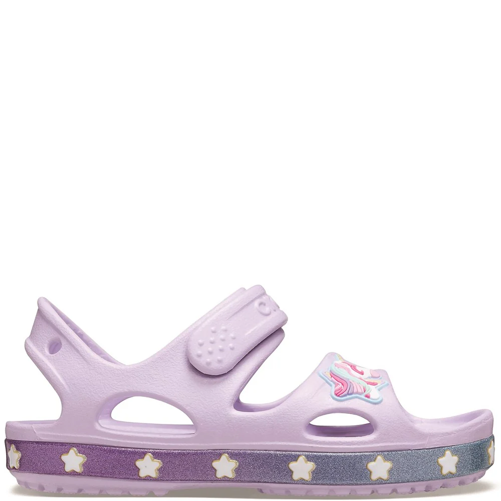 Crocs Kids Girls Fun Lab Unicorn Charm Sandal - Image 3