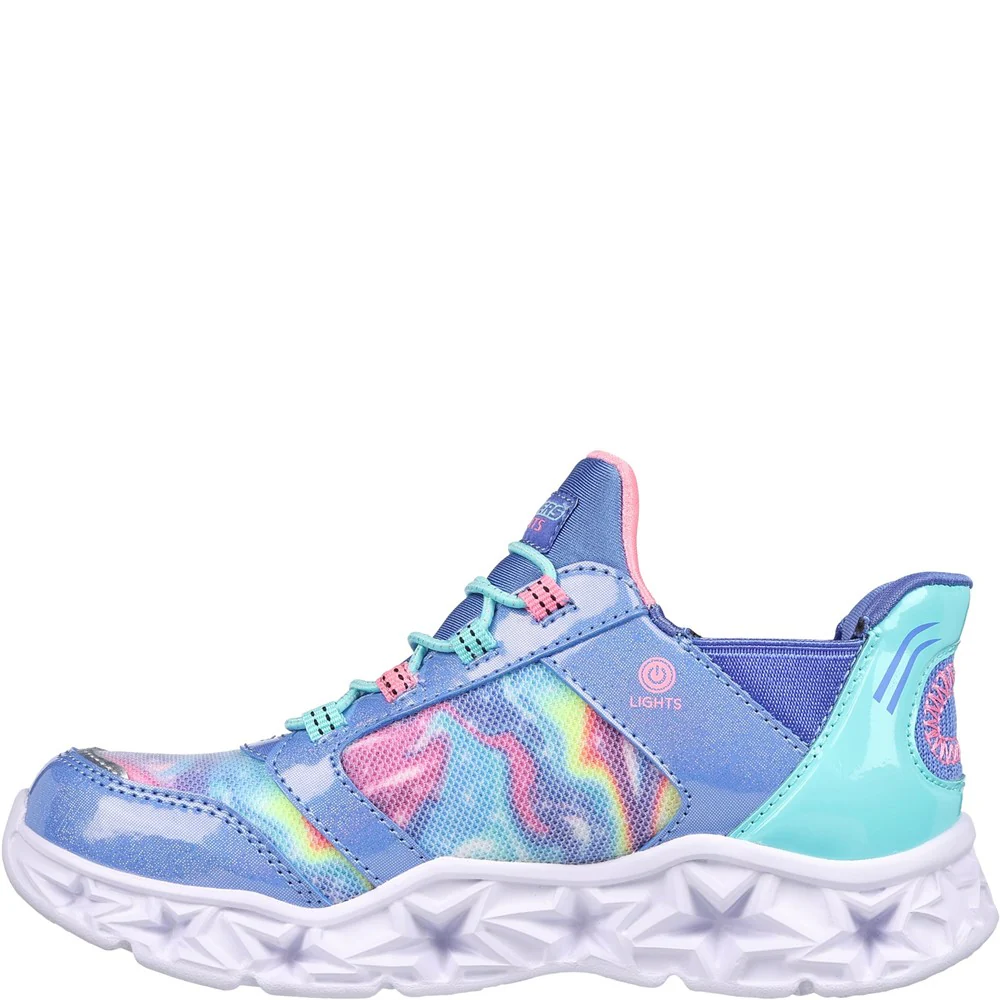 Skechers Galaxy Lights - TieDye Takeoff Trainers - Image 4