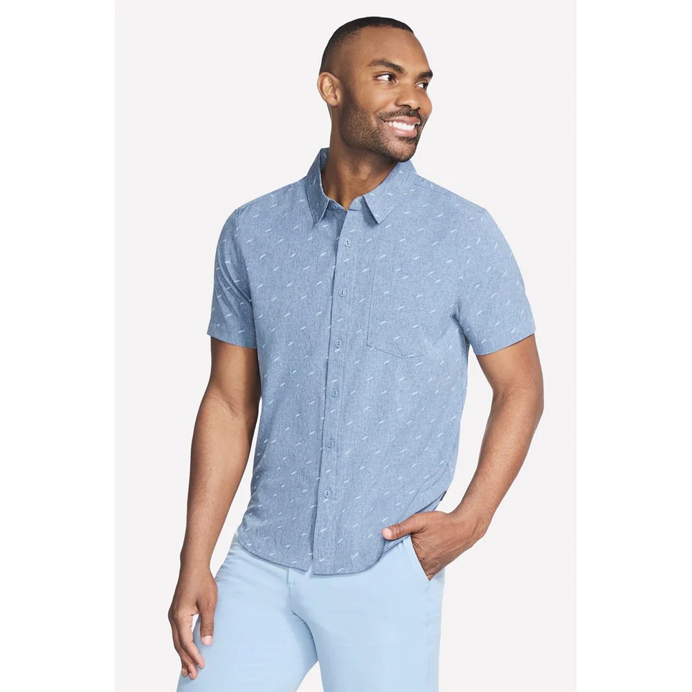 Skechers GO WALK Air Printed Short Sleeve Shirt - Image 3
