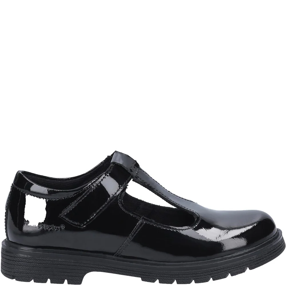 Hush Puppies Gracie Junior Patent School Shoes - Image 4