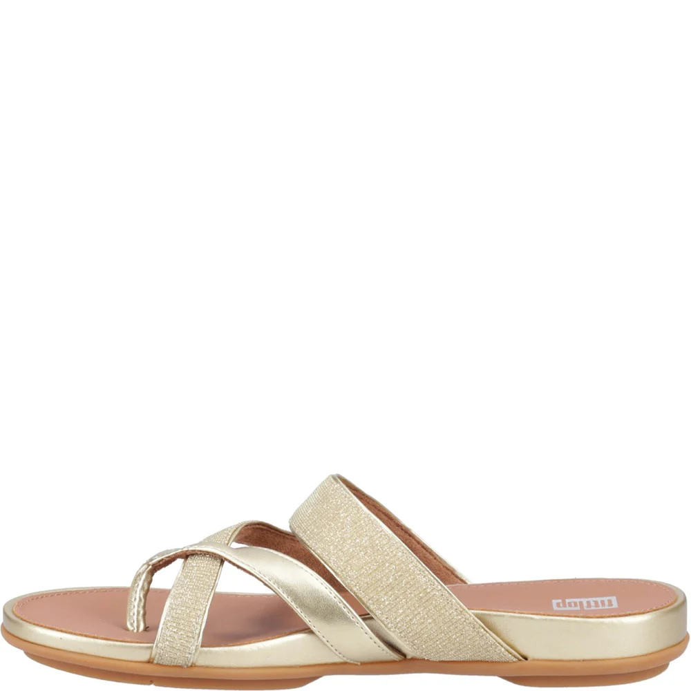 Fitflop Gracie Shimmerlux Strappy Toe Post Sandals - Image 4