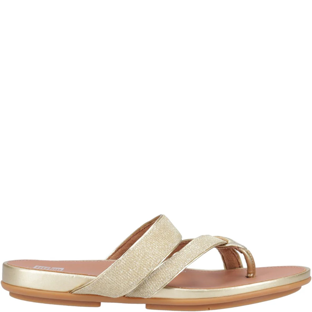 Fitflop Gracie Shimmerlux Strappy Toe Post Sandals - Image 5