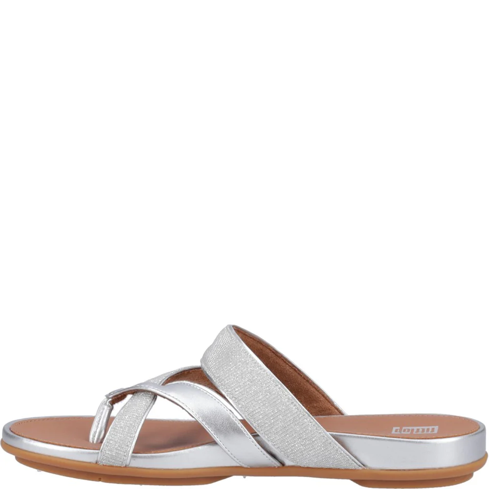 Fitflop Gracie Shimmerlux Strappy Toe Post Sandals - Image 4