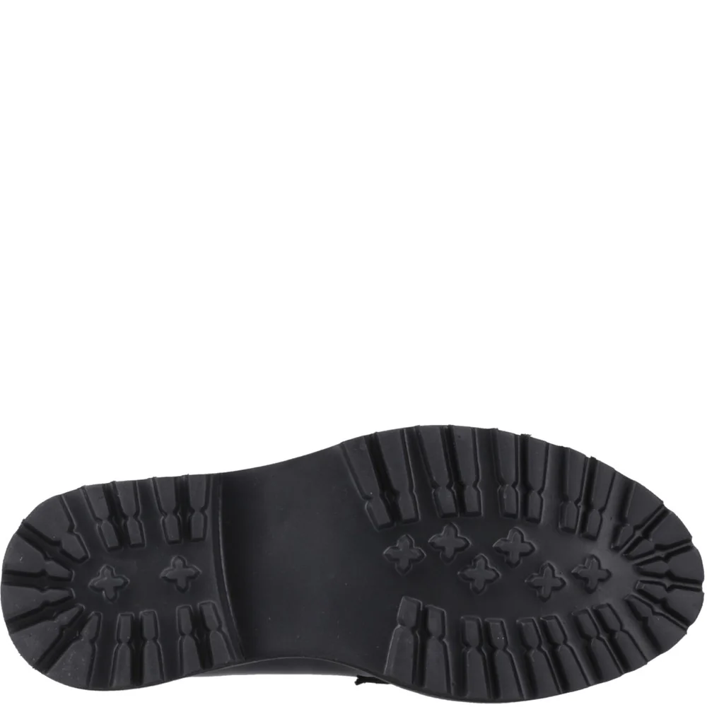 Hush Puppies Grazia Loafer Patent Senior School Shoes - Image 3