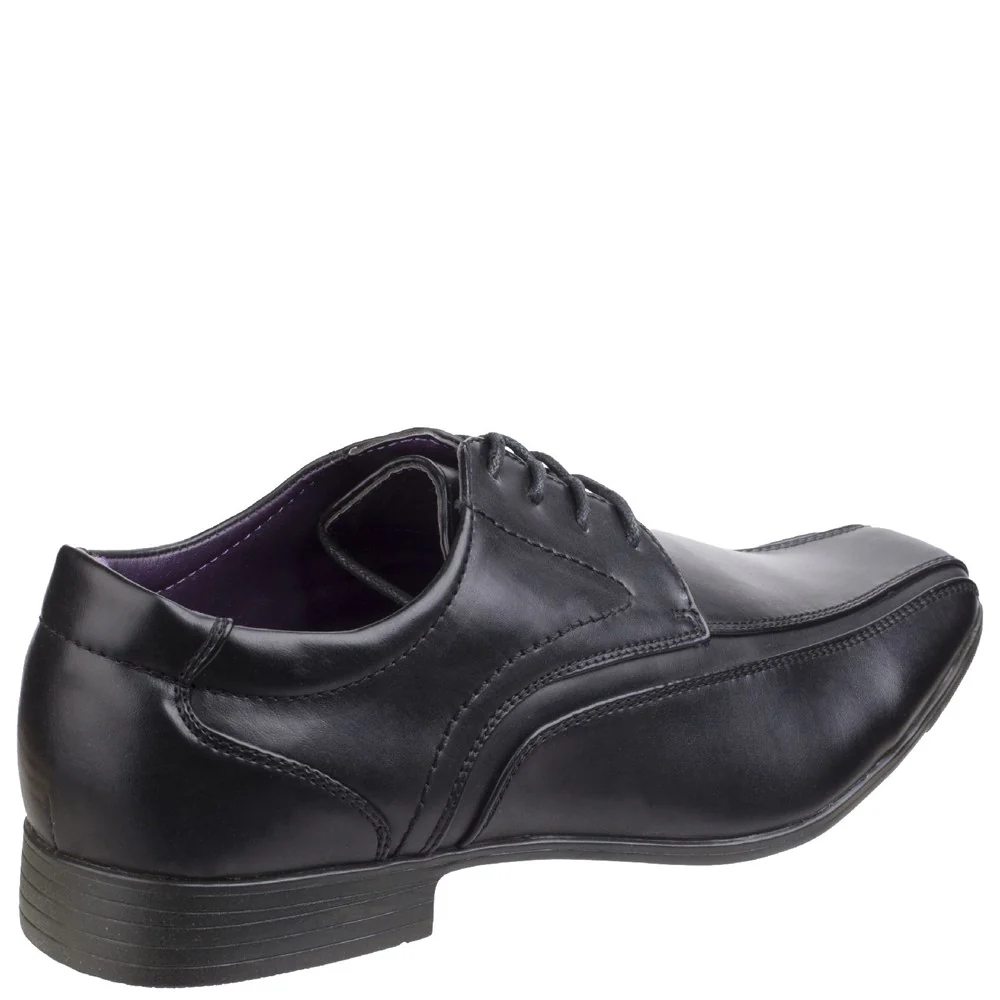 US Brass Hauser Mens Lace Up Shoes Black - Image 2