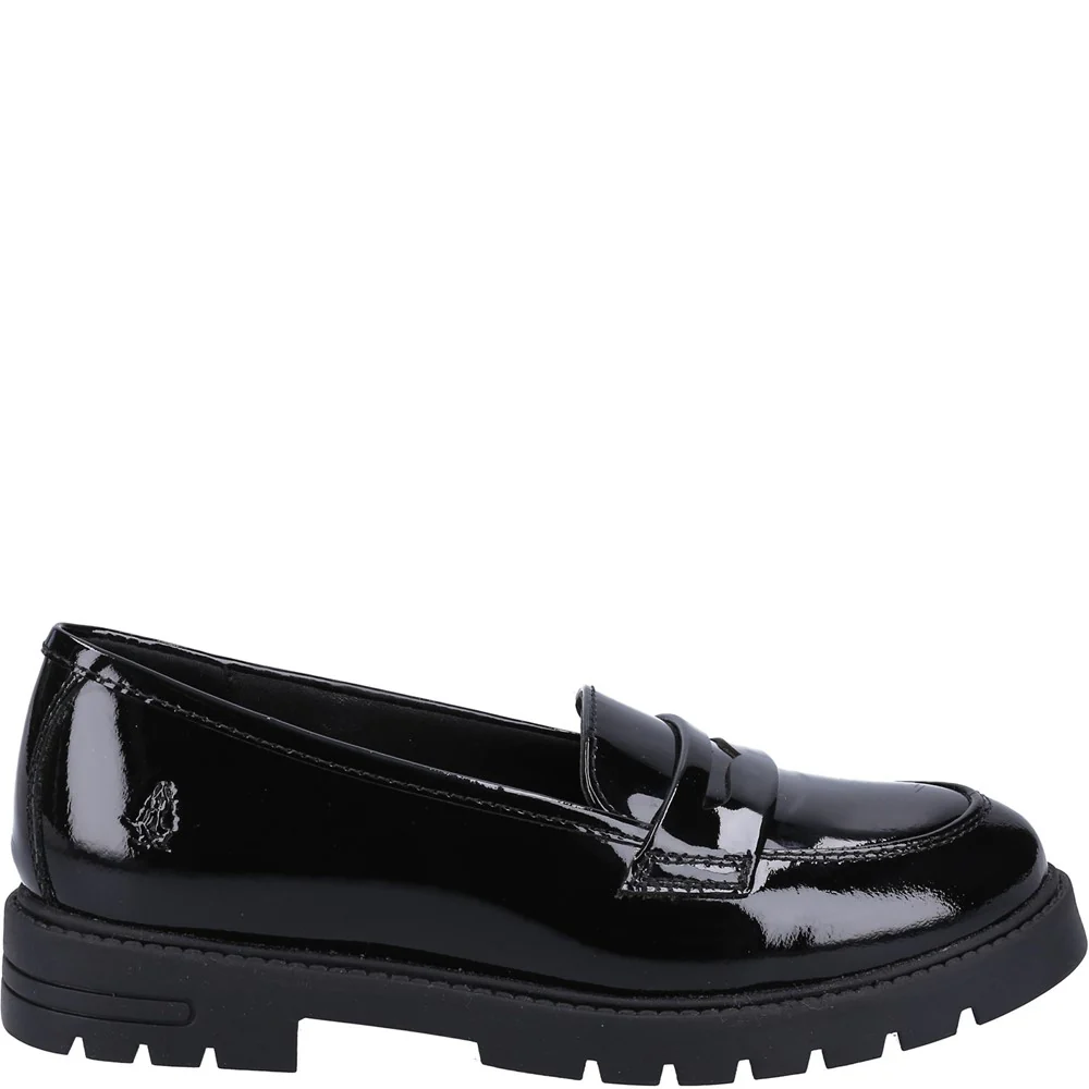 Hush Puppies Hazel Patent Senior School Shoes - Image 4