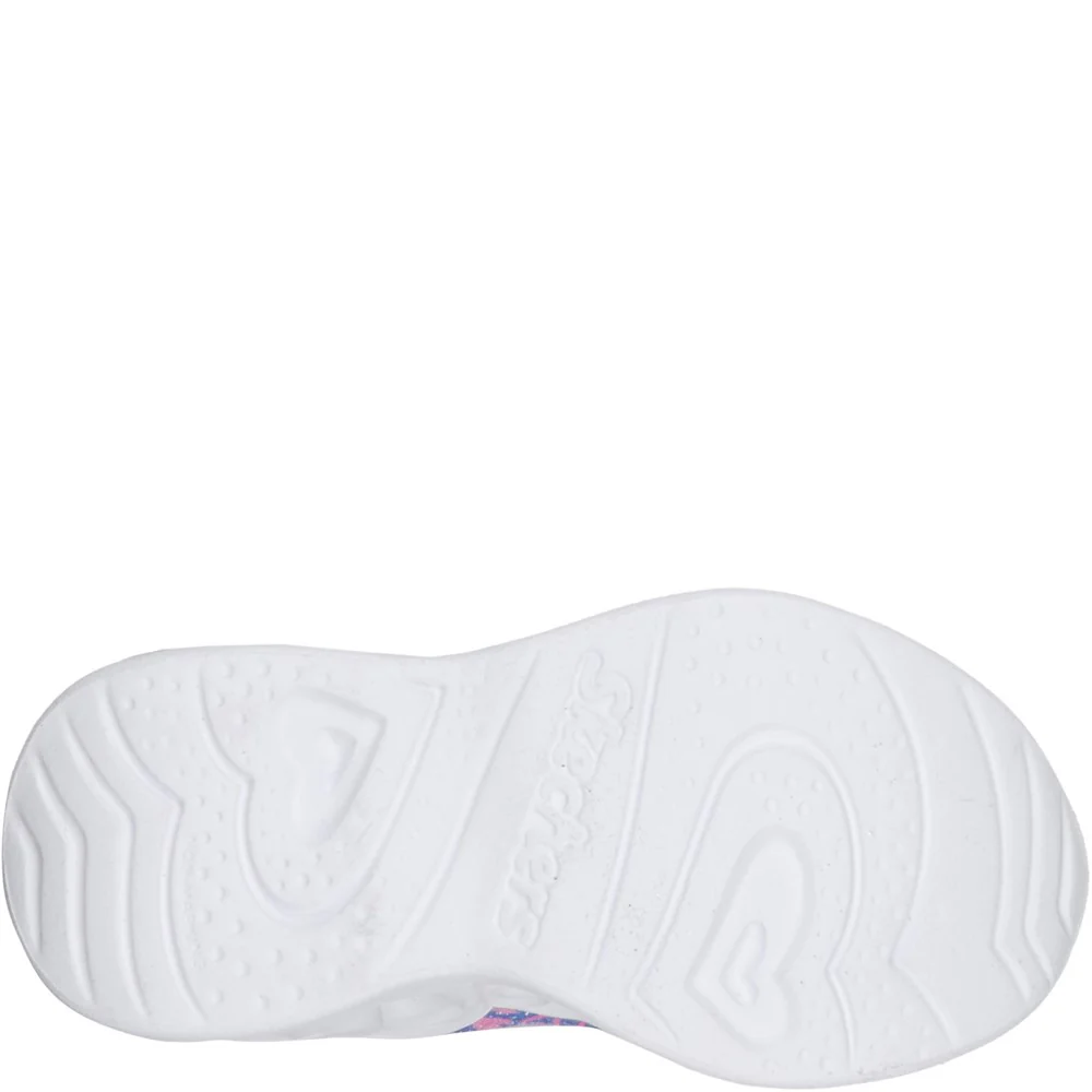 Skechers Heart Lights Touch Fastening Trainer - Image 2