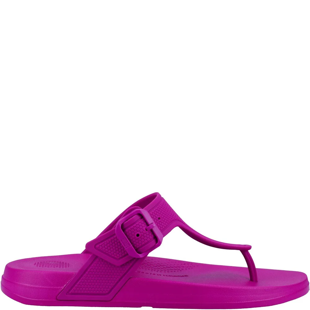 Fitflop iQUSHION Adjustable Buckle Flip-Flops - Image 4